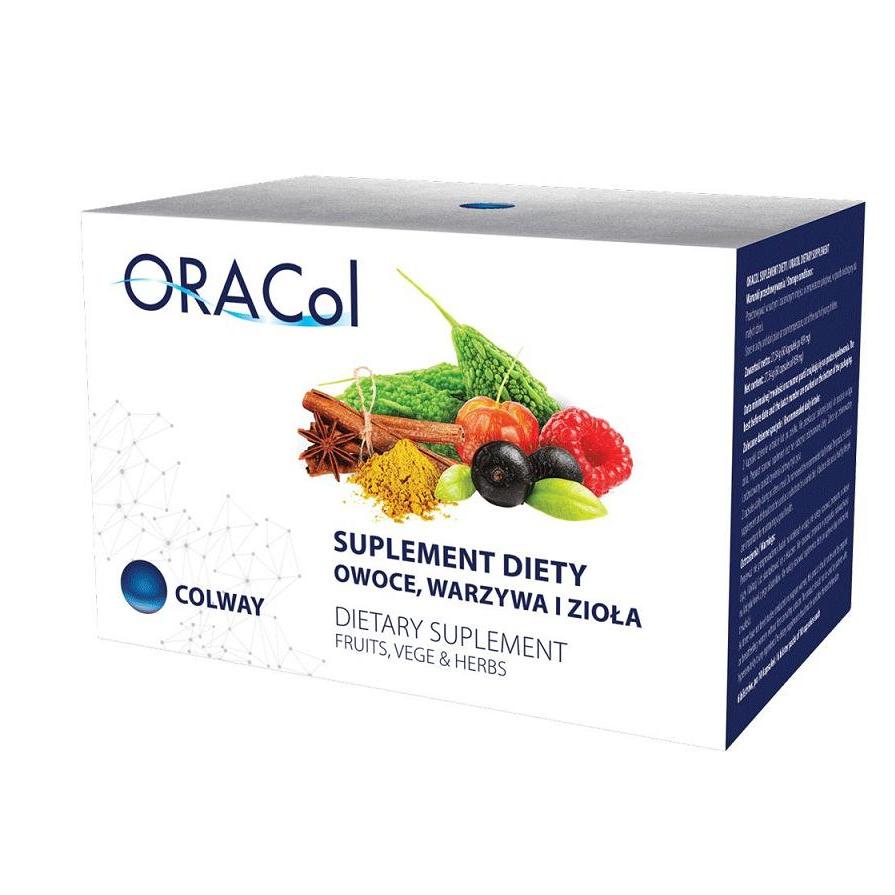 Colway ORACol ANTYOKSYDACJA ekstrakt z owoców, warzyw i ziół 60 kapsułek