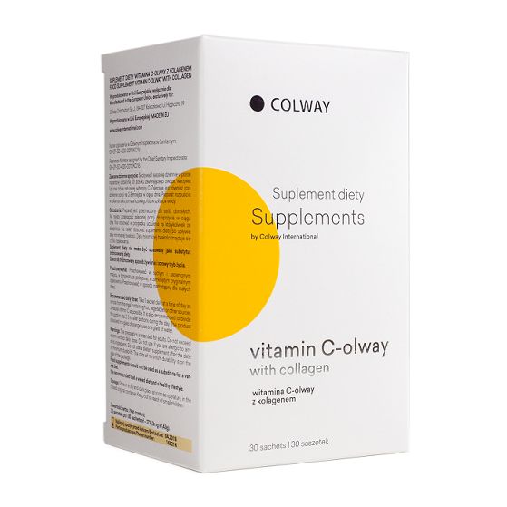 Colway Witamina C C-olway z kolagenem 30 saszetek